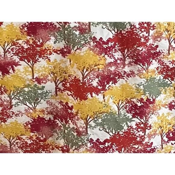 Talbots Cotton Long Sleeve Roll Tab Button Down, Fall, Trees, Autumn, Size SP - Picture 8 of 13